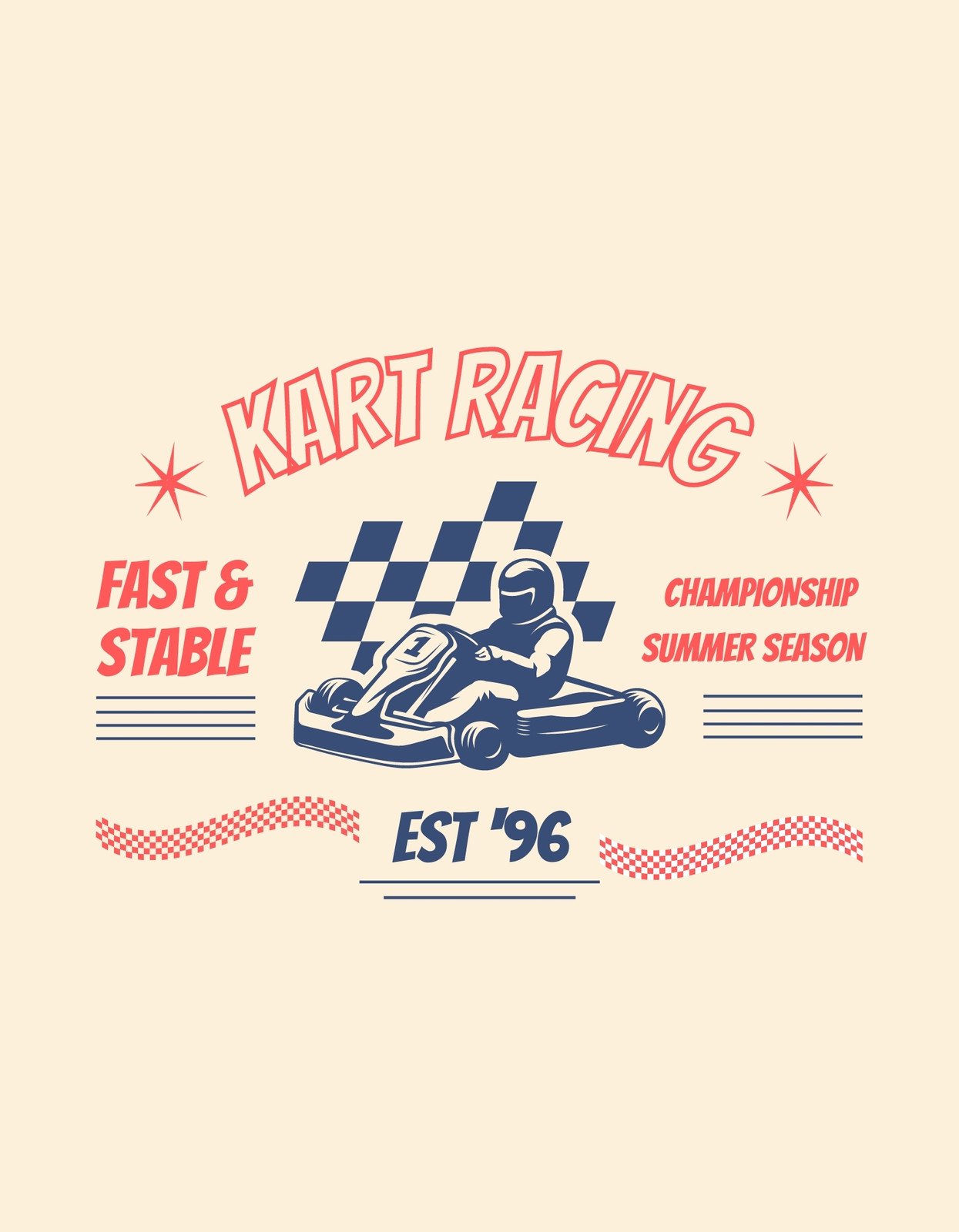 Versenytempó Karting Grafika