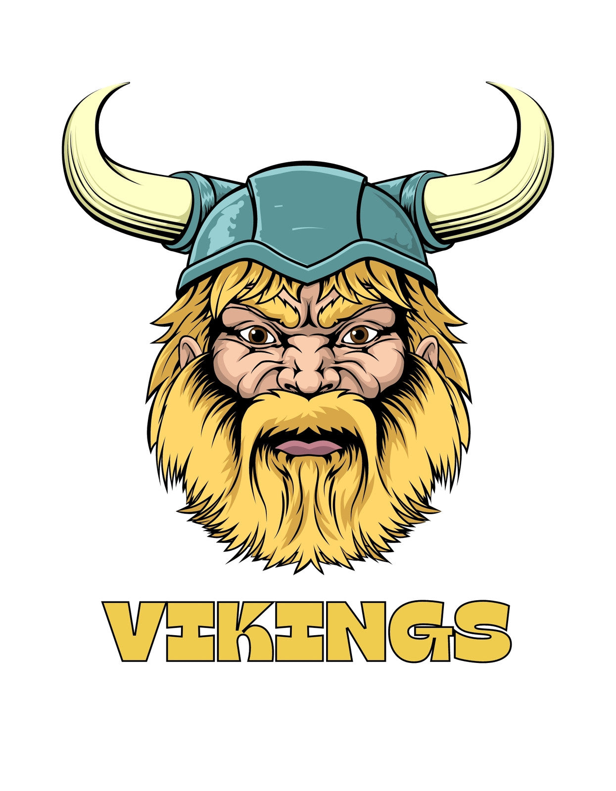 Egy tekintélyt parancsoló viking harcos arcképe díszíti ezt a dizájnt, komplett sisakkal és hatalmas szarvakkal. A karakter tekintete erőt és bátorságot sugároz.