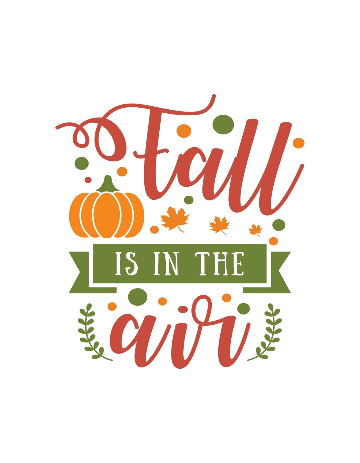 A dizájn őszies hangulatot áraszt, egy tökkel és lehullott levelekkel, valamint a "Fall is in the air" felirattal, ami a levegőben lévő őszt jelzi.