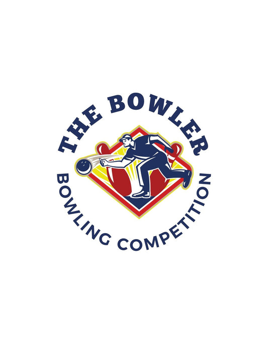 Egy lendületes bowling játékost ábrázoló embléma, amit bátor színek és dinamikus formák tesznek figyelemfelkeltővé. A design sportszerű verseny érzetét kelti, tökéletes a bowling szerelmeseinek. 