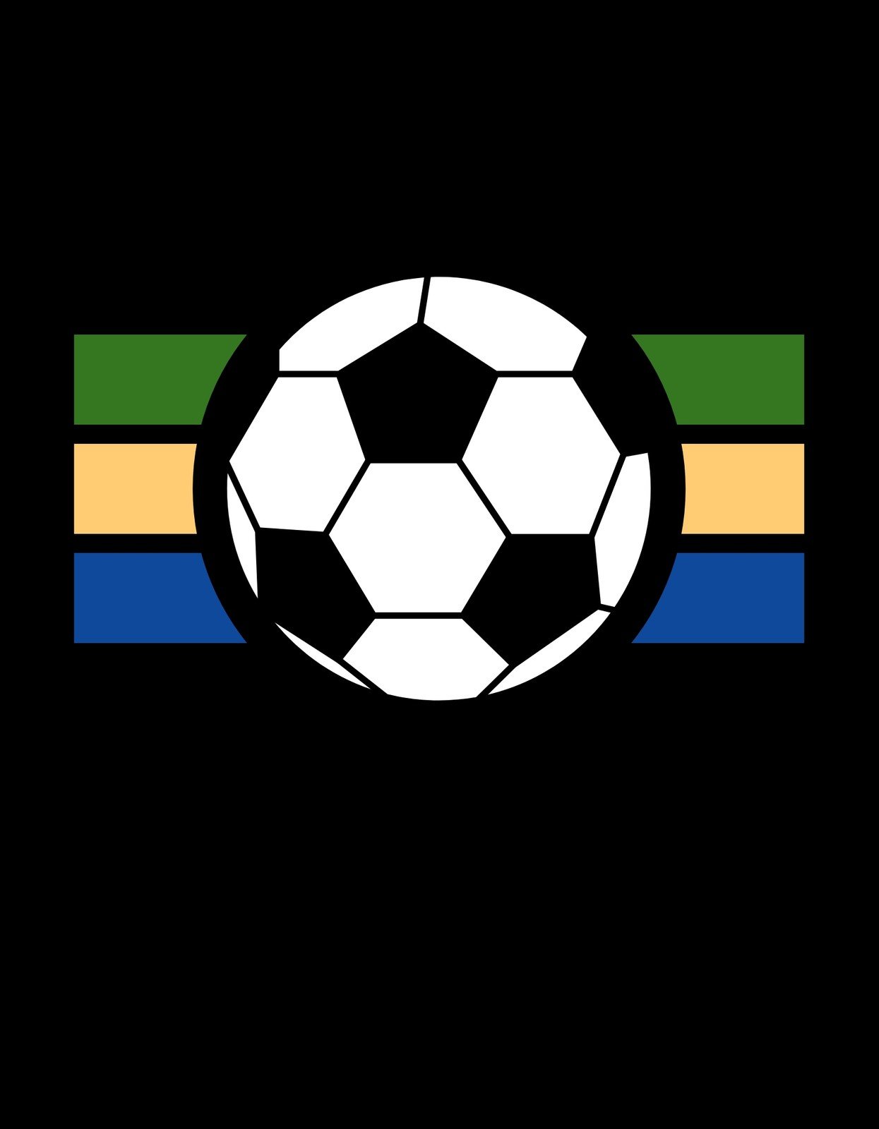 Minimalista labdarúgó grafika 