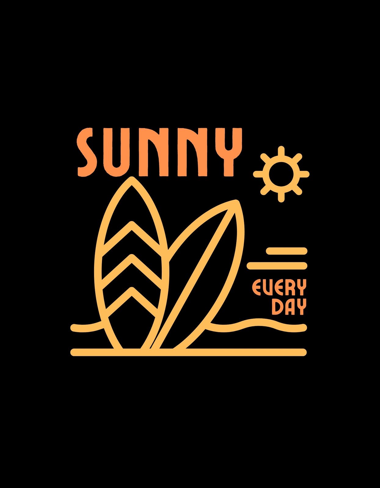 Napfény és Surf Hangulatú Design 