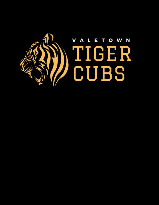 Egy merész, aranyló tigris profilját ábrázoló grafika díszíti ezt a megjelenést, a "VALETOWN TIGER CUBS" felirattal a felső részen. 