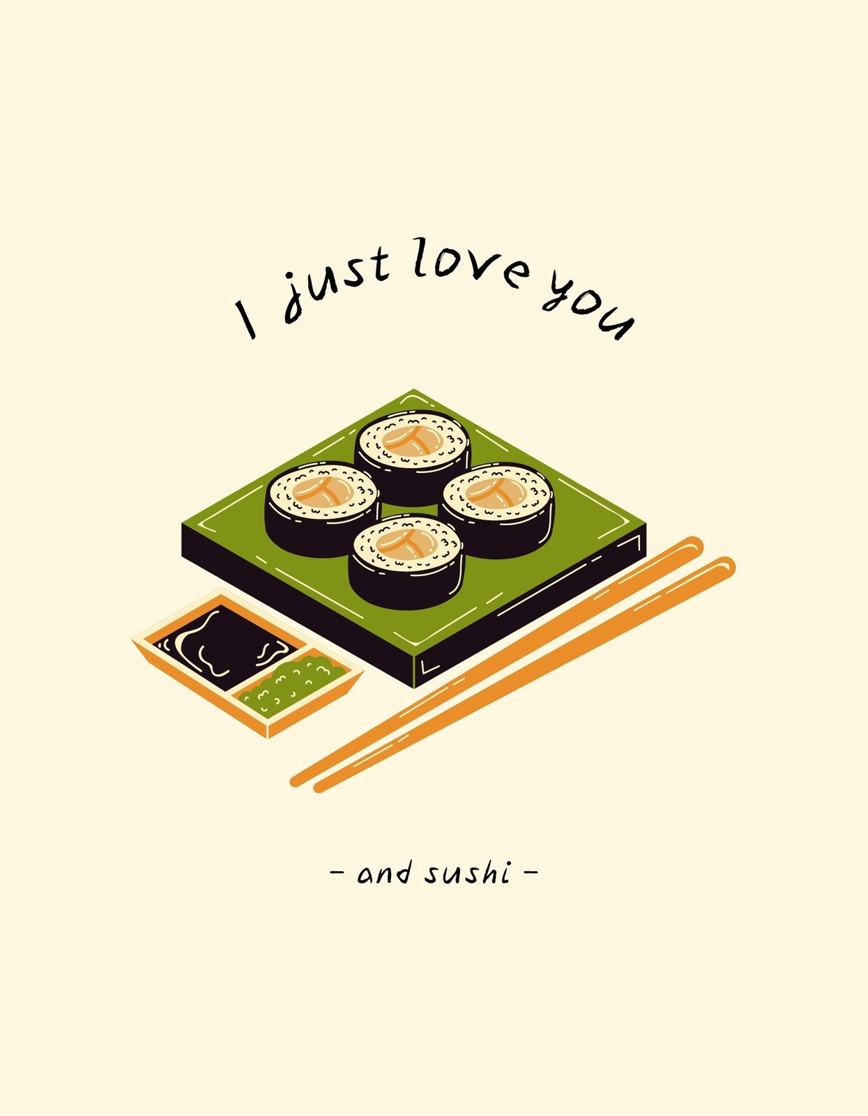 Rajongás a sushi iránt egy csepp humorral 