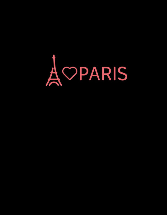 Eiffel-torony és a szerelem városának felirata díszíti ezt a sötét hátteret, amivel Párizs romantikus hangulatát cipelheted magaddal. 