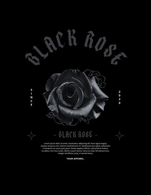 Fekete Rózsa Eleganciája 