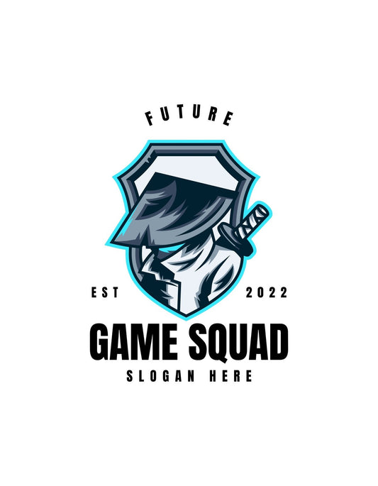 Egy futurisztikus, űrhajós tematikájú grafika, amely egyenesen a jövőből érkezett. A dizájn dinamikusabb megjelenést ad, és a "FUTURE", "GAME SQUAD" feliratok egy erős közösségi érzetet keltve emelik ki az egyediséget.